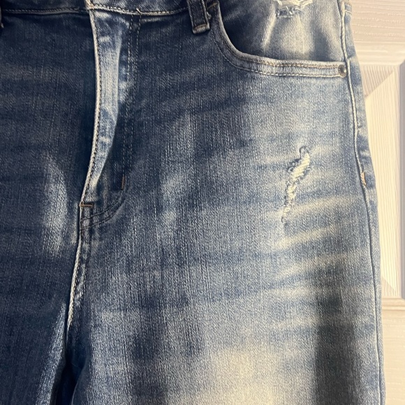 Risen 9/29 Straight Leg Ankle Distressed Jeans - Picture 5 of 10